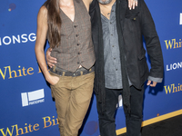 Tara Westwood and Felix Solis attend Lionsgate's ''White Bird'' New York screening at DGA Theater in New York, USA, on September 26, 2024. (