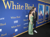 Ariella Glaser and Orlando Schwerdt attend the Lionsgate's ''White Bird'' New York screening at DGA Theater in New York, USA, on September 2...