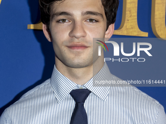 Bryce Gheisar attends the Lionsgate's ''White Bird'' New York screening at DGA Theater in New York, USA, on September 26, 2024. (