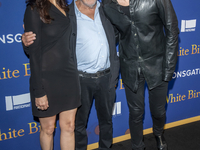 Renee Wolfe, Dustin Hoffman, and Marc Forster attend the Lionsgate's ''White Bird'' New York screening at DGA Theater in New York, USA, on S...