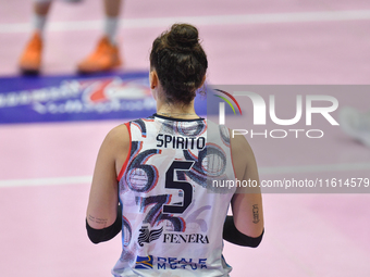 Ilaria Spirito of Chieri '76 during the International Trophy ''Una squadra per un sorriso'' match between Reale Mutua Fenera Chieri '76 and...