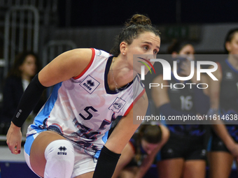 Ilaria Spirito of Chieri '76 during the International Trophy ''Una squadra per un sorriso'' match between Reale Mutua Fenera Chieri '76 and...