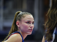 Sarah Van Aalen of Chieri '76 during the International Trophy ''Una squadra per un sorriso'' match between Reale Mutua Fenera Chieri '76 and...