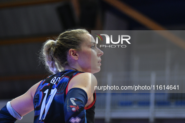 Anna Gray of Chieri '76 during the International Trophy ''Una squadra per un sorriso'' match between Reale Mutua Fenera Chieri '76 and Olymp...