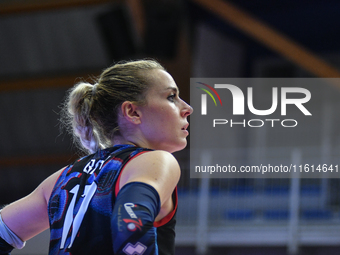 Anna Gray of Chieri '76 during the International Trophy ''Una squadra per un sorriso'' match between Reale Mutua Fenera Chieri '76 and Olymp...