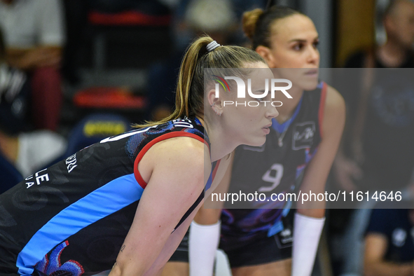 Sarah Van Aalen of Chieri '76 during the International Trophy ''Una squadra per un sorriso'' match between Reale Mutua Fenera Chieri '76 and...