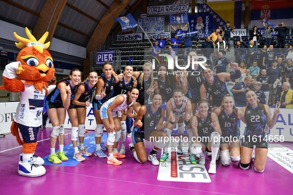 Reale Mutua Fenera Chieri '76 wins the match and gains access to the final of the International Trophy ''Una squadra per un sorriso'' in a m...