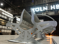 A general view of the last train is seen due to the construction work at Cologne Central Station, which closes to all transit traffic from F...