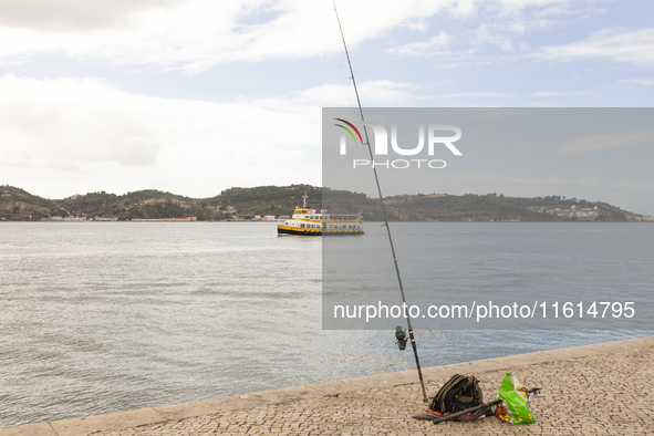 A general view of a tourism sailboat in Lisbon, Portugal, on September 27, 2024. Data from the BdP indicate that revenue from tourism, which...