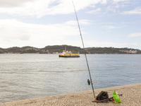 A general view of a tourism sailboat in Lisbon, Portugal, on September 27, 2024. Data from the BdP indicate that revenue from tourism, which...