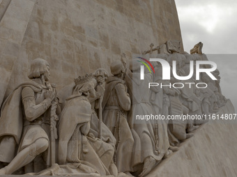 A general view of the Monumento dos Descobridores in Lisbon, Portugal, on September 27, 2024. Data from the BdP indicate that revenue from t...