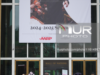 Musicians from the National Symphony Orchestra at the Kennedy Center in Washington, D.C., go on strike for the first time in 46 years. The m...