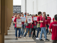 Musicians from the National Symphony Orchestra at the Kennedy Center in Washington, D.C., go on strike for the first time in 46 years. The m...