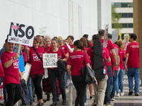 Musicians from the National Symphony Orchestra at the Kennedy Center in Washington, D.C., go on strike for the first time in 46 years. The m...