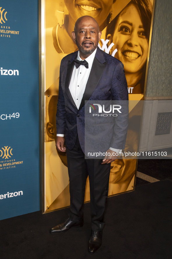 Forest Whitaker attends the 2024 Faces Of Hope Gala at Gotham Hall in New York, USA, on September 27, 2024. 