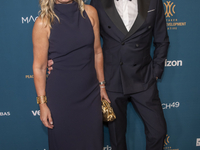 Beatrice Vestberg and Hans Vestberg, CEO and Chairman of Verizon, attend the 2024 Faces Of Hope Gala at Gotham Hall in New York, USA, on Sep...