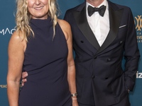 Beatrice Vestberg and Hans Vestberg, CEO and Chairman of Verizon, attend the 2024 Faces Of Hope Gala at Gotham Hall in New York, USA, on Sep...