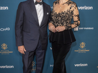 Domenico Vacca and Eleonora Pieroni attend the 2024 Faces Of Hope Gala at Gotham Hall in New York, New York, USA, on September 27, 2024. (