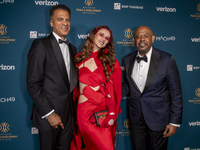 John Utendahl, Radmila Lolly, and Forest Whitaker attend the 2024 Faces Of Hope Gala at Gotham Hall in New York, New York, USA, on September...