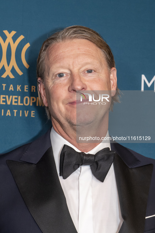 Hans Vestberg, CEO and Chairman of Verizon, attends the 2024 Faces Of Hope Gala at Gotham Hall in New York, New York, USA, on September 27,...