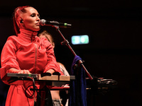 Serena Brancale performs during the ''Baccala on Tour'' concert at the Auditorium Parco della Musica in Rome, Italy, on September 27, 2024....