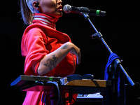 Serena Brancale performs during the ''Baccala on Tour'' concert at the Auditorium Parco della Musica in Rome, Italy, on September 27, 2024....