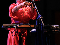 Serena Brancale performs during the ''Baccala on Tour'' concert at the Auditorium Parco della Musica in Rome, Italy, on September 27, 2024....