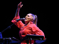 Serena Brancale performs during the ''Baccala on Tour'' concert at the Auditorium Parco della Musica in Rome, Italy, on September 27, 2024....