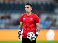 Alex Padilla of Athletic Club looks on during the UEFA Europa League 2024/25 League Phase MD1 match between AS Roma and Athletic Club at Sta...