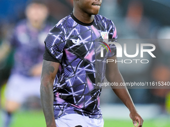 Nico Williams of Athletic Club looks on during the UEFA Europa League 2024/25 League Phase MD1 match between AS Roma and Athletic Club at St...