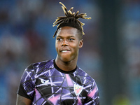 Nico Williams of Athletic Club looks on during the UEFA Europa League 2024/25 League Phase MD1 match between AS Roma and Athletic Club at St...