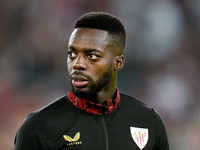 Inaki Williams of Athletic Club looks on during the UEFA Europa League 2024/25 League Phase MD1 match between AS Roma and Athletic Club at S...