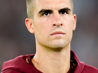 Gianluca Mancini of AS Roma looks on during the UEFA Europa League 2024/25 League Phase MD1 match between AS Roma and Athletic Club at Stadi...