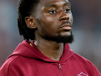 Manu Kone' of AS Roma looks on during the UEFA Europa League 2024/25 League Phase MD1 match between AS Roma and Athletic Club at Stadio Olim...