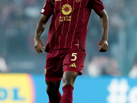 Evan Ndicka of AS Roma during the UEFA Europa League 2024/25 League Phase MD1 match between AS Roma and Athletic Club at Stadio Olimpico on...