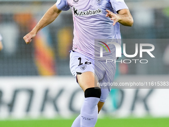 Gorka Guruzeta of Athletic Club during the UEFA Europa League 2024/25 League Phase MD1 match between AS Roma and Athletic Club at Stadio Oli...