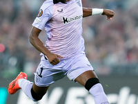 Alvaro Djalo' of Athletic Club during the UEFA Europa League 2024/25 League Phase MD1 match between AS Roma and Athletic Club at Stadio Olim...