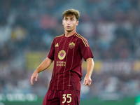 Tommaso Baldanzi of AS Roma looks on during the UEFA Europa League 2024/25 League Phase MD1 match between AS Roma and Athletic Club at Stadi...