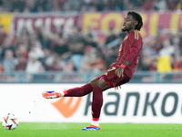 Manu Kone' of AS Roma during the UEFA Europa League 2024/25 League Phase MD1 match between AS Roma and Athletic Club at Stadio Olimpico on S...