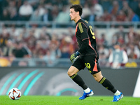 Mile Svilar of AS Roma during the UEFA Europa League 2024/25 League Phase MD1 match between AS Roma and Athletic Club at Stadio Olimpico on...