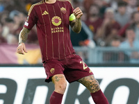 Gianluca Mancini of AS Roma during the UEFA Europa League 2024/25 League Phase MD1 match between AS Roma and Athletic Club at Stadio Olimpic...