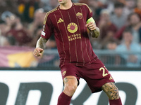 Gianluca Mancini of AS Roma during the UEFA Europa League 2024/25 League Phase MD1 match between AS Roma and Athletic Club at Stadio Olimpic...