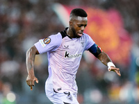 Inaki Williams of Athletic Club during the UEFA Europa League 2024/25 League Phase MD1 match between AS Roma and Athletic Club at Stadio Oli...