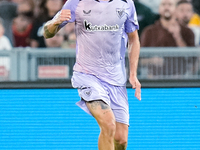 Benat Prados of Athletic Club during the UEFA Europa League 2024/25 League Phase MD1 match between AS Roma and Athletic Club at Stadio Olimp...