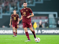 Bryan Cristante of AS Roma during the UEFA Europa League 2024/25 League Phase MD1 match between AS Roma and Athletic Club at Stadio Olimpico...