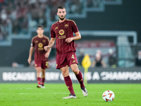 Bryan Cristante of AS Roma during the UEFA Europa League 2024/25 League Phase MD1 match between AS Roma and Athletic Club at Stadio Olimpico...