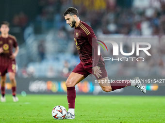 Mario Hermoso of AS Roma during the UEFA Europa League 2024/25 League Phase MD1 match between AS Roma and Athletic Club at Stadio Olimpico o...