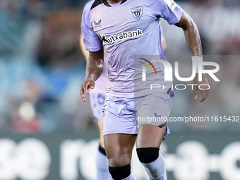 Alvaro Djalo' of Athletic Club during the UEFA Europa League 2024/25 League Phase MD1 match between AS Roma and Athletic Club at Stadio Olim...