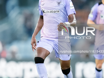 Alvaro Djalo' of Athletic Club during the UEFA Europa League 2024/25 League Phase MD1 match between AS Roma and Athletic Club at Stadio Olim...