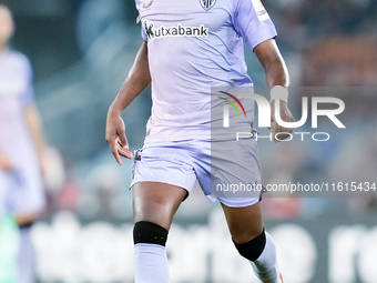 Alvaro Djalo' of Athletic Club during the UEFA Europa League 2024/25 League Phase MD1 match between AS Roma and Athletic Club at Stadio Olim...